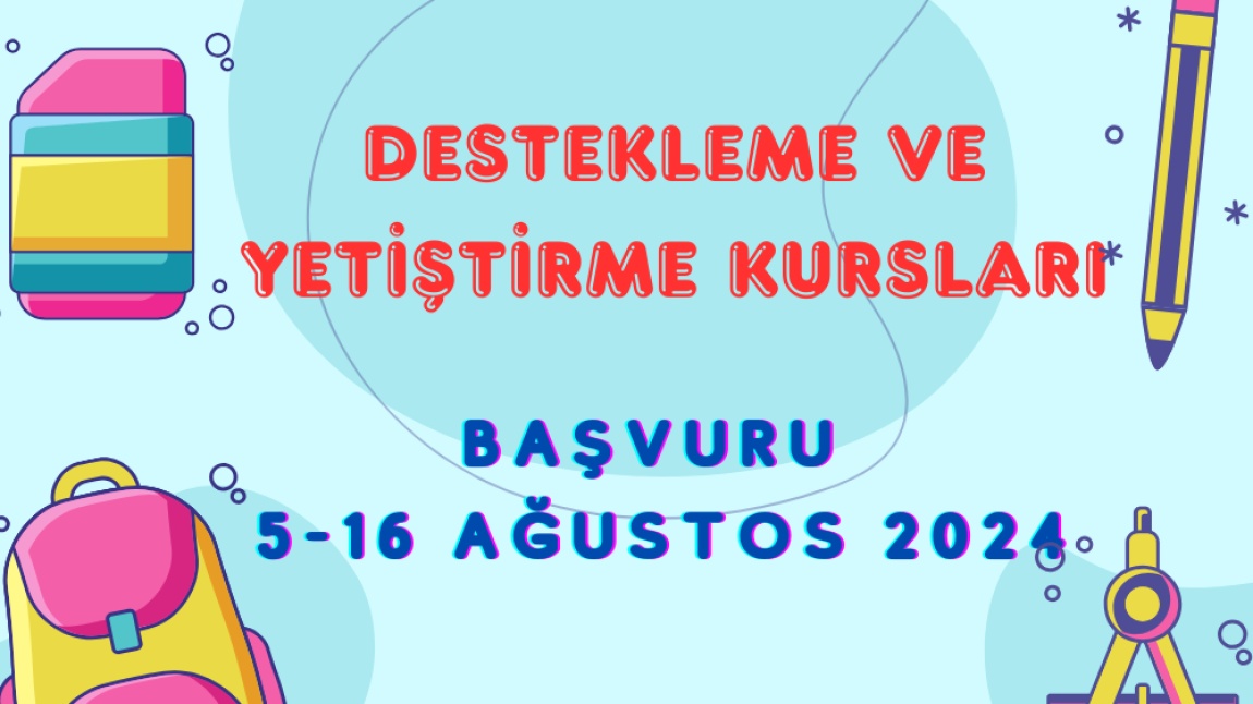 DYK (Destekleme ve Yetiştirme Kursları) Başvuruları Başladı